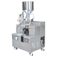 Machine de remplissage et de scellage de tubes ultrasoniques à tête unique, crème pour le visage, dentifrice