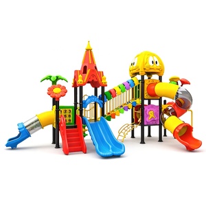 Aire de jeux modulaire pour enfants en plein air avec toboggan et structure d'escalade pour la rénovation de parcs municipaux - Product Image 2