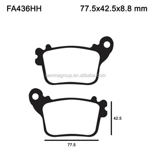 FA436 Plaquette De Frein De <span class=keywords><strong>Moto</strong></span> <span class=keywords><strong>ZX</strong></span> <span class=keywords><strong>ZX</strong></span>-6R Frittée pour CB600 CBR600RR CBR600 CBR1000 GSX-R 600 YZF-R6 Pastillas De Freno Motos - Product Image 3