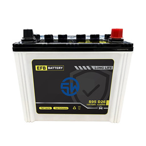 Batería EFB S95 D26 12V 70Ah para Arranque de Automóviles Toyota Crown, Highlander y Vehículos Japoneses - Product Image 2