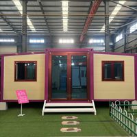 Espace commercial portable pour les cafés et les magasins éphémères, design modulaire, maison préfabriquée extensible en conteneur
