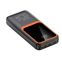 Batterie externe étanche à très grande capacité 20000 mAh, charge rapide 22,5 W, logo personnalisé, alimentation mobile portable 20 W avec affichage
