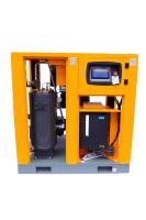 Compresseur d'air industriel à vis, moteur stationnaire refroidi par air, lubrifié, à aimant permanent, à fréquence variable, AOKFE 50HP 37KW