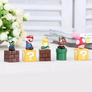 Nueva llegada Mini Super Marios <span class=keywords><strong>Bros</strong></span> <span class=keywords><strong>Yoshi</strong></span> dinosaurio hongo figura juguete PVC figuras de acción juguete - Product Image 6
