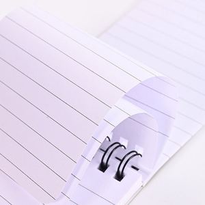 Carnet spirale haut de gamme personnalisé, format A7, en papier kraft coloré, forme carrée, 60 feuilles, non irritant, portable, pour conférence - Product Image 4