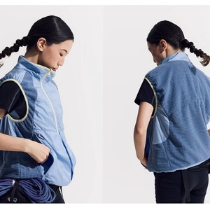 Chaleco Cortavientos Personalizado Reversible con Cierre, Transpirable, para Primavera, Ciclismo y Actividades al Aire Libre - Product Image 6