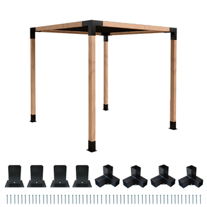 Pérgola <span class=keywords><strong>de</strong></span> Metal con Techo <span class=keywords><strong>de</strong></span> 4x4m 6x6m, <span class=keywords><strong>Kit</strong></span> <span class=keywords><strong>de</strong></span> Pérgola, Precio Económico al por Mayor <span class=keywords><strong>en</strong></span> China - Product Image 2