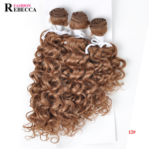 Rebecca Fashion-mechones de pelo sintético de alta calidad, extensiones de pelo sintético populares, oferta - Product Image 3