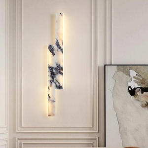 XRDSZM Italian Style Marble <b>Wall</b> Lamp LED Modern Minimalist Bedroom Living Room Decorative Lighting Ambient <b>Light</b> - Product Image 1