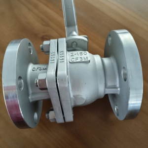 Aomite DN50 bóng van thép không gỉ 316L Van điều khiển ANSI 150lb 2 "cf3m mặt bích bóng van - Product Image 4