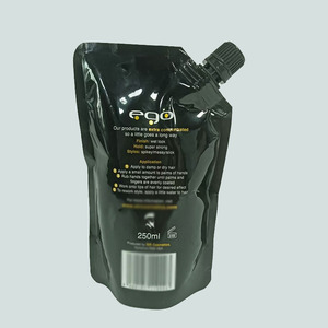 Bolsa de boquilla líquida de PE reciclable de 250ml con impresión de huecograbado para el cuidado personal bolsa de recarga de crema de loción para el cabello - Product Image 4