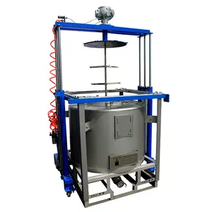 High Speed SS304 Pneumatic Power Agitator Industrial Paint Cream ink chemical Mixing Stirring Machine