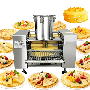 Machine à Crêpes Professionnelle Chromée à Contrôle Automatique pour Cafés – Idéale pour les Blini Russes, Économie de Travail - Product Image 1