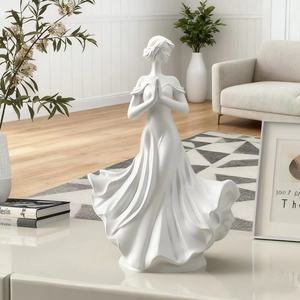 Sculpture d'<span class=keywords><strong>art</strong></span> décorative, déesse musée, sculpture haut de gamme, style minimaliste <span class=keywords><strong>moderne</strong></span>, salon, entrée, armoire à vin, artisanat en résine - Product Image 2