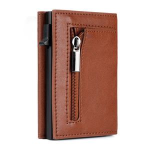 <span class=keywords><strong>Porte</strong></span>-cartes en aluminium RFID grande capacité, minimaliste, avec fermeture magnétique - Product Image 4