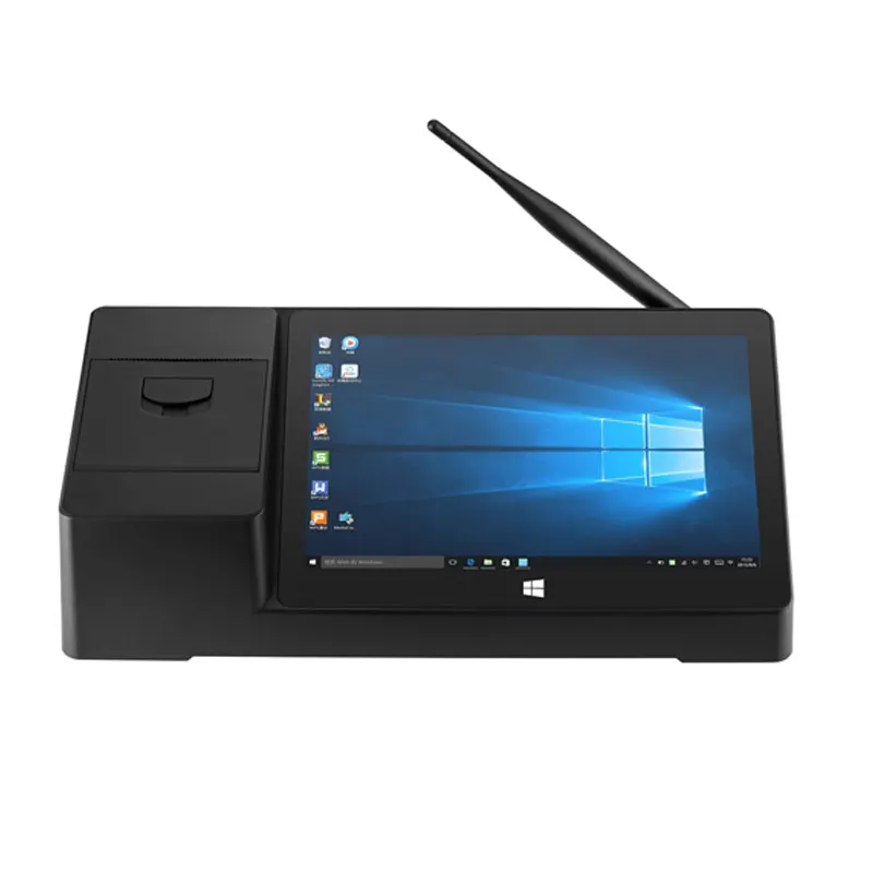 PiPO X3 8.9 인치 1920*1200 IPS 터치 스크린 Windows 10 Pos 터미널 레스토랑 58mm 종이 프린터 POS 기계