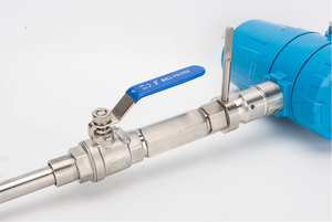 カスタマイズ可能なステンレス鋼ドライクリーニングガス流量計 RS485 4-20mA 可変面積式オイルフランジタイプ LCDディスプレイ 1%精度 OEM - Product Image 3