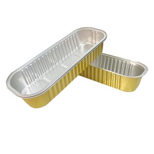 RE3G Food Grade Eco Friendly Resistant Rectangle Aluminum <b>Foil</b> <b>Container</b> High-quality Tray - Product Image 1