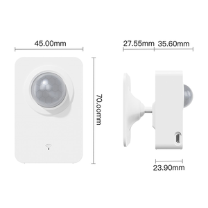 Capteur de mouvement humain intelligent WiFi TY-P06, capteur de sécurité infrarouge grand angle, contrôle à distance via application mobile - Product Image 5