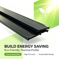Tira de Rotura Térmica para Ventanas de Aluminio PA66 GF25, Barra de Aislamiento de Poliamida, Barra de Nylon para Ahorro de Energía, Fachada Personalizada, Fabricación OEM para Hospitales