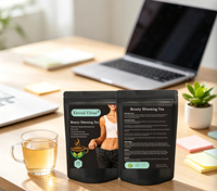 Thé minceur végétalien naturel à base de plantes, marque privée, pour une perte de poids rapide chez les adultes