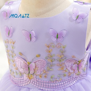 MQATZ <span class=keywords><strong>vestiti</strong></span> <span class=keywords><strong>eleganti</strong></span> per bambini all'ingrosso senza maniche vestito da ragazza di fiori per feste estive matrimonio o compleanno - Product Image 4