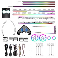 Kit d'éclairage d'ambiance intérieur LED Symphony 256 couleurs pour Tesla Model 3/Y 2021-2023 - Accessoires de personnalisation RHD