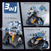 Mainan Robot Anak Usia 8-14 Tahun Dikendalikan dengan Aplikasi Remote 1:8 Set Robotika Edukasi STEM Mainan Elektronik Plastik ABS Kreatif Hadiah Ulang Tahun