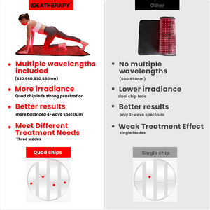 2025New Seller Therapie matte 4in 1 LEDs TLB1000630 660 830 850nm Schmerz linderung Körper <span class=keywords><strong>massage</strong></span> Beauty Spa Ganzkörper matte - Product Image 2
