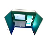 Boîte d'écran LCD d'impression de taille personnalisée Boîte cadeau vidéo LCD pour le marketing avec lumière LED et incrustation pour mettre le trophée