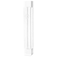 Étui de luxe personnalisé en acrylique transparent pour Mézouzah, poli, sculpté à la main, écologique, de Waterdale Judaica Gifts, pour présentation juive