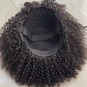 Perruque Kinky Bouclée à <span class=keywords><strong>Frange</strong></span> <span class=keywords><strong>Coupe</strong></span> Pixie Densité 250% Perruques Courtes <span class=keywords><strong>Cheveux</strong></span> Humains Frisés pour Femmes Perruque Bob Kinky Bouclée Pas Chère avec <span class=keywords><strong>Frange</strong></span> - Product Image 6