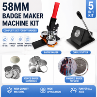 Machine à badges ronds de 58 mm, presse manuelle pour aimants de réfrigérateur, porte-clés, miroirs de poche, cadeaux personnalisés – Nouveauté 2026, Offre Spéciale