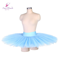 Tutu slim demi-tutu en 7 couches, tissu de tulle, entraînement pré-professionnel pour le Ballet, BLL001