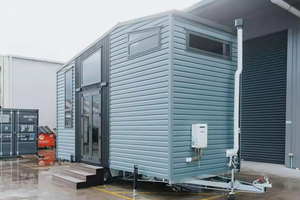 Maison mobile préfabriquée en acier, structure moderne, bureau modulaire, logement écologique, idéale pour les voyages, best-seller - Product Image 2
