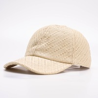 Gorra de Béisbol de Paja Tejida Transpirable de Verano para Hombre y Mujer