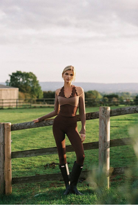 2026 Newest Sportswear 2pcs Halter Sleeveless Top V Waist Leggings Plus Size Flower Edge Gym Fitness Workout Yoga Set Men - Product Image 4