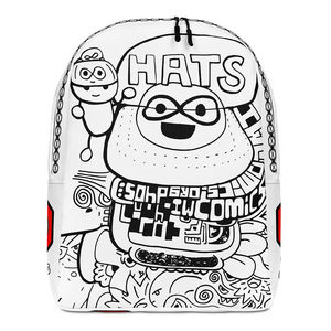 Cómics IW # Mochila Minimalista Impermeable para Niñas de 48 Litros con Diseño de Dibujos Animados, Forro de Nailon y Cierre de Cremallera - Product Image 1