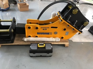 Martillo Hidráulico SOOSAN Sb 43 Tipo Lateral con Motor para Excavadoras y Retroexcavadoras de 6-9 Toneladas, 1 Año de Garantía, 250 kg - Product Image 6