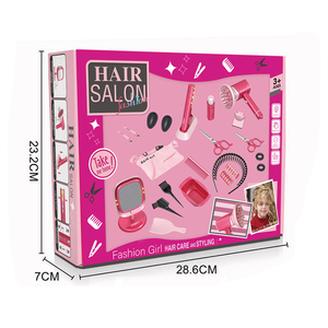 17 Uds. De juguetes de maquillaje, juego de simulación de peluquería preescolar, <span class=keywords><strong>juguete</strong></span> de plástico <span class=keywords><strong>para</strong></span> <span class=keywords><strong>niñas</strong></span>, <span class=keywords><strong>juguete</strong></span> cosmético <span class=keywords><strong>para</strong></span> peluquería - Product Image 2