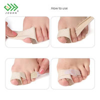 JOGHN-Semelle intérieure en gel correcteur d'oignons, coussinets métatarsiens, séparateur, protection des doigts, des orteils, chaussettes en silicone