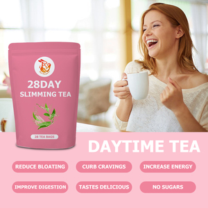 OEM Private Label 28 Day Slimming Tea for Healthy <b>Metabolism</b> Help Reduce Cravings with Hawthorn and Lotus Leaf Herbal Supplement - Product Image 3