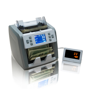 Máquina Contadora de Billetes EURO, Detector de Billetes Falsos, Contadora de Dinero, Grado Comercial, 1200 Billetes/Min, <span class=keywords><strong>Moneda</strong></span> Mixta - Product Image 2