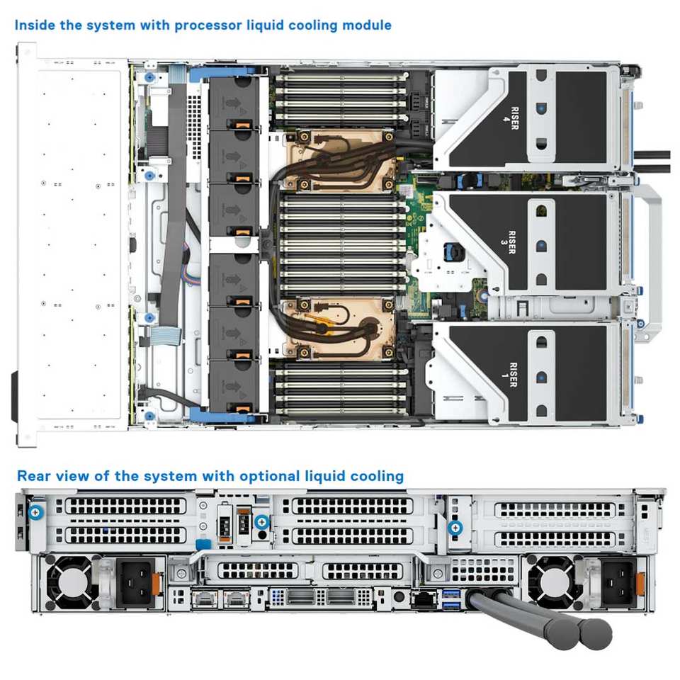 new r760 rack server high performance poweredge r760... PowerEdge R760 2U Rack Server Computer Enterprise System Optimized AI ...
