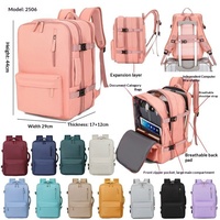Sac à dos de voyage élégant pour couples, unisexe, Oxford, multifonction, grande capacité, multi-compartiments, fermeture éclair, élite professionnelle