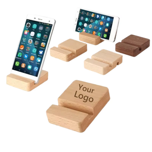 Support de téléphone en bois fait main, gravure laser gratuite, support de téléphone portable, support photo en bambou - Product Image 1
