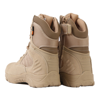 Bottes tactiques pour hommes Yakeda, chaussures de combat à haute cheville, camouflage, équipement de randonnée, cuir noir, daim, désert, entraînement en plein air, bottes tactiques