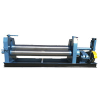 Laminoir électrique pour tôles, vitesse réglable, acier inoxydable, laminoir à trois rouleaux coniques, machine à cintrer les tôles métalliques