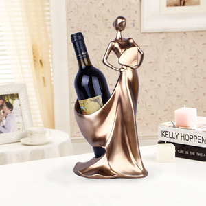 <span class=keywords><strong>Portabottiglie</strong></span> singolo in resina personalizzato, decorazione europea divertente a forma <span class=keywords><strong>di</strong></span> renna, cavallo o animale, regalo per la casa - Product Image 2
