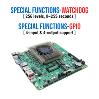 Nouvelle carte mère industrielle Mini ITX 6 ports COM RS485 RS422 avec Watchdog matériel et GPIO, compatible Intel Core i5 7200U (6e-9e génération), 2x DDR3 SO-DIMM, Mini PCIe